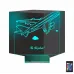 Uçak Kaptan Pilot Kişiye Özel 3D Lamba - Masa Gece Lambası