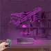Uçak Kaptan Pilot Kişiye Özel 3D Lamba - Masa Gece Lambası