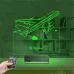 Uçak Kaptan Pilot Kişiye Özel 3D Lamba - Masa Gece Lambası