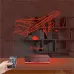 Uçak Kaptan Pilot Kişiye Özel 3D Lamba - Masa Gece Lambası