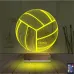 Voleybol Topu Voleybolcu Kişiye Özel 3D Lamba - Masa Gece Lambası