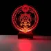 Astroloji Aslan Burcu Kişiye Özel 3D Lamba - Masa Gece Lambası