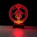 Astroloji Başak Burcu Kişiye Özel 3D Lamba - Masa Gece Lambası
