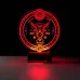 Astroloji Oğlak Burcu Kişiye Özel 3D Lamba - Masa Gece Lambası