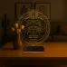 Astroloji Yengeç Burcu Kişiye Özel 3D Lamba - Masa Gece Lambası