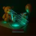 Pırpır Uçak Pilot Kişiye Özel 3D Lamba - Masa Gece Lambası