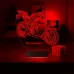 Motor Motorcu Motosiklet Kişiye Özel 3D Lamba - Masa Gece Lambası