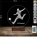 Futbolcu Hediye Kişiye Özel 3D Lamba - Masa Gece Lambası