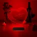 Kalp Sevgiliye Hediye Kişiye Özel 3D Lamba - Masa Gece Lambası
