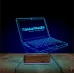 Laptop Notbook Bilgisayar Kişiye Özel 3D Lamba - Masa Gece Lambası