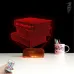 Öğretmene Hediye Kitap Kişiye Özel 3D Lamba - Masa Gece Lambası