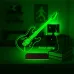 Elektro Gitar Gitarist Kişiye Özel 3D Lamba - Masa Gece Lambası