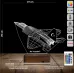 Savaş Uçağı Pilot Uçak Kişiye Özel 3D Lamba - Masa Gece Lambası