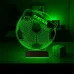 Futbolcu Hediye Futbol Topu Kişiye Özel 3D Lamba - Masa Gece Lambası