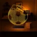Futbolcu Hediye Futbol Topu Kişiye Özel 3D Lamba - Masa Gece Lambası