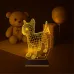 Kedi Tasarım Kişiye Özel 3D Lamba - Masa Gece Lambası
