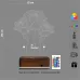 Sevgiliye Hediye Gül Demeti Kişiye Özel 3D Lamba - Masa Gece Lambası