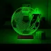 Futbolcu Ronaldo Futbol Taraftar Kişiye Özel 3D Lamba - Masa Gece Lambası