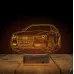 Audi Tasarım Kişiye Özel 3D Lamba - Masa Gece Lambası