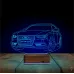 Audi Tasarım Kişiye Özel 3D Lamba - Masa Gece Lambası
