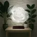 Gül Sevgiliye Hediye Kişiye Özel 3D Lamba - Masa Gece Lambası