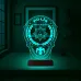 Polise Hediye Polis Logo Kişiye Özel 3D Lamba - Masa Gece Lambası