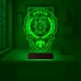 Polise Hediye Polis Logo Kişiye Özel 3D Lamba - Masa Gece Lambası