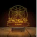 Kelebek Tasarım Sevgiliye Hediye Kişiye Özel 3D Lamba - Masa Gece Lambası