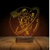 Kick Box Boksör Hediye Kişiye Özel 3D Lamba - Masa Gece Lambası