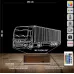 Tır Kamyon Tırcı Mercedes Kişiye Özel 3D Lamba - Masa Gece Lambası