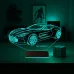 Spor Araba Aston Martin Tasarım Kişiye Özel 3D Lamba - Masa Gece Lambası