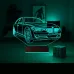 Araba Bmw Tasarım Kişiye Özel 3D Lamba - Masa Gece Lambası