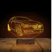 Araba Bmw Tasarım Kişiye Özel 3D Lamba - Masa Gece Lambası
