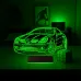 Spor Araba Mercedes SLK Tasarım Kişiye Özel 3D Lamba - Masa Gece Lambası