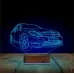 Araba Mercedes Tasarım Kişiye Özel 3D Lamba - Masa Gece Lambası