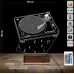 Dj Mixer Müzik Kişiye Özel 3D Lamba - Masa Gece Lambası