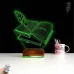 Öğretmene Hediye Kitap Mesajlı Kişiye Özel 3D Lamba - Masa Gece Lambası