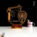 Polise Hediye Polis Logo Kişiye Özel 3D Lamba - Masa Gece Lambası