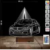 Araba Otomobil Bmw Kişiye Özel 3D Lamba - Masa Gece Lambası
