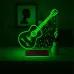 Klasik Gitar Müzisyen Hediye Kişiye Özel 3D Lamba - Masa Gece Lambası