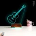 Klasik Gitar Müzisyen Hediye Kişiye Özel 3D Lamba - Masa Gece Lambası