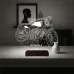 Motosiklet Motor Harley Kişiye Özel 3D Lamba - Masa Gece Lambası