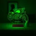 Motosiklet Motor Harley Kişiye Özel 3D Lamba - Masa Gece Lambası
