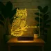 Baykuş Kuş Tasarım Kişiye Özel 3D Lamba - Masa Gece Lambası