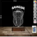 Diş Hekimi Diş Doktoru Hediye Dentist Kişiye Özel 3D Lamba - Masa Gece Lambası