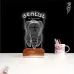 Diş Hekimi Diş Doktoru Hediye Dentist Kişiye Özel 3D Lamba - Masa Gece Lambası