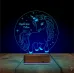 Unicorn At Çocuk Odası Hediye Kişiye Özel 3D Lamba - Masa Gece Lambası