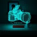 Fotoğraf Makinesi Fotoğrafçı Hediye Kişiye Özel 3D Lamba - Masa Gece Lambası