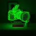 Fotoğraf Makinesi Fotoğrafçı Hediye Kişiye Özel 3D Lamba - Masa Gece Lambası