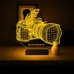 Fotoğraf Makinesi Fotoğrafçı Hediye Kişiye Özel 3D Lamba - Masa Gece Lambası